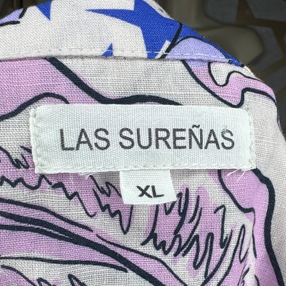 Las Surenas Amor shirt dress is a button-down style - Picture 5 of 11